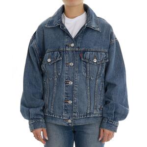 GIUBBOTTO 90S TRUCKER AZZURRO